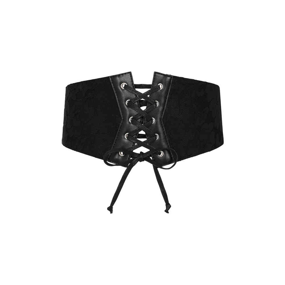 Banned - Hallow Keepers Lace Ceinture pour la taille - Noir
